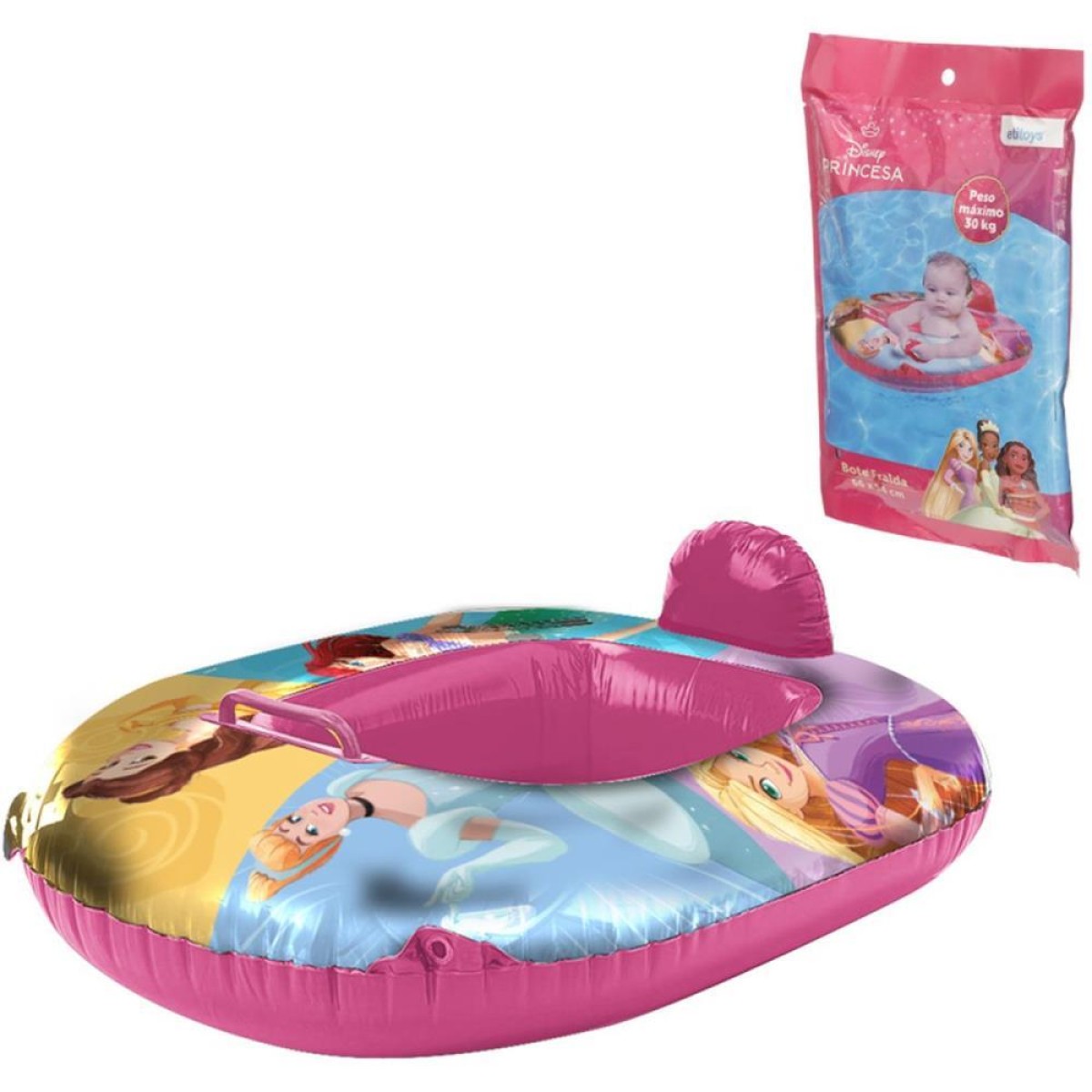 Boia Inflavel Princesa Bote Fralda 66x45cm
