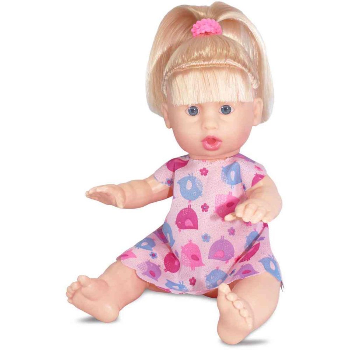 Boneca Com Mecanismo Bebezinha Fala 20 Frases 28cm
