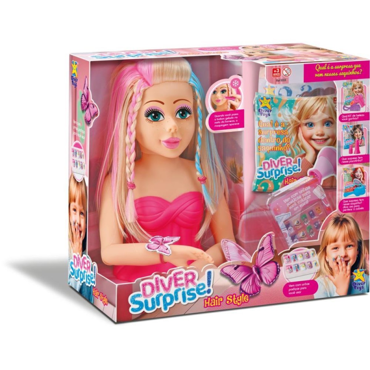 Boneca Hair Style Surprise 30cm