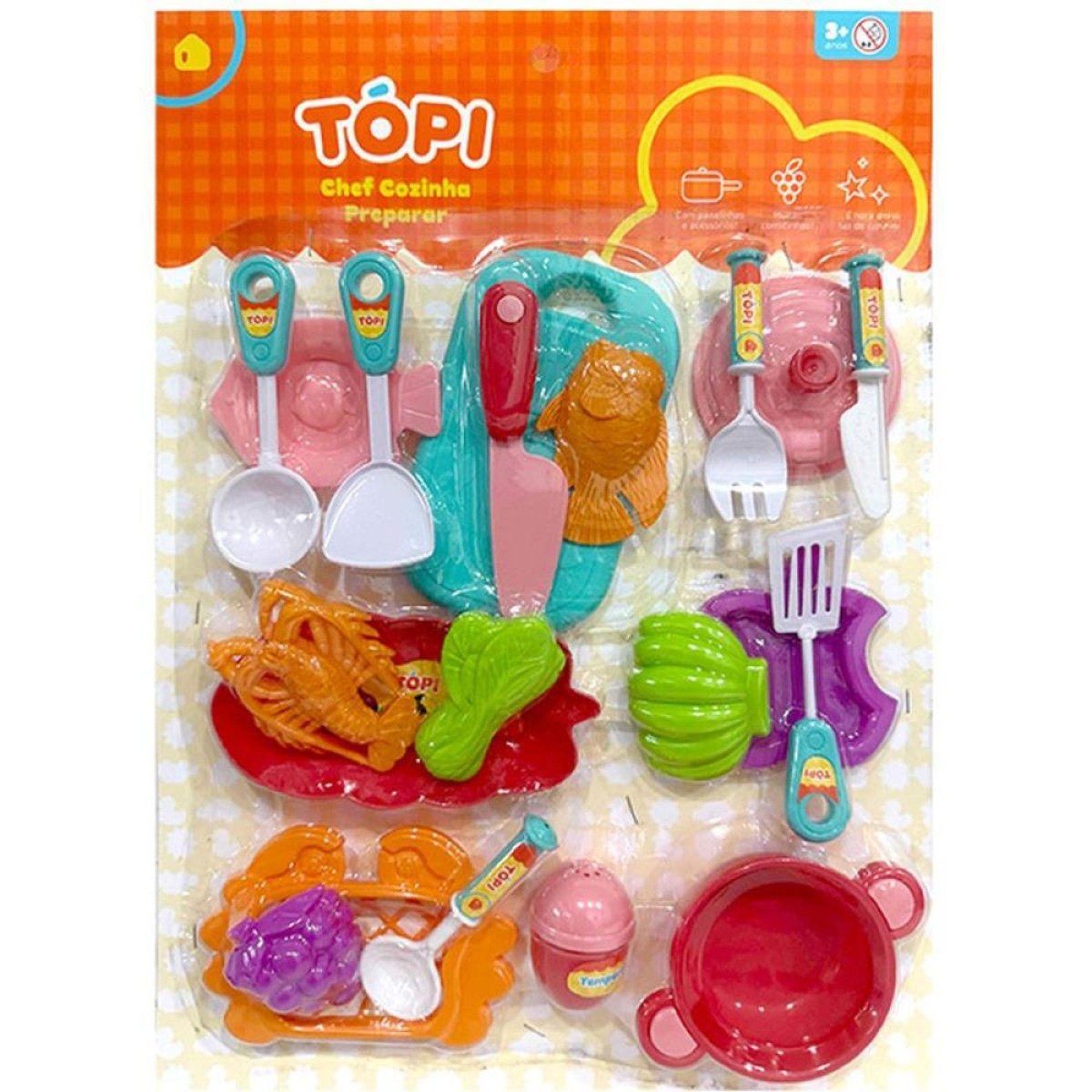 Brincando De Casinha Top Chef De Cozinha Preparar
