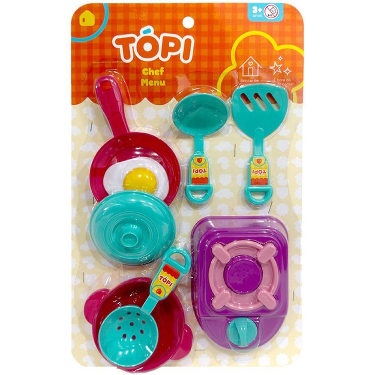 Brincando De Casinha Topi Chef Menu
