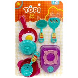 Brincando De Casinha Topi Chef Menu