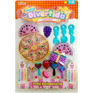 Brincando De Casinha Topi Festa Divertida Com Pizza