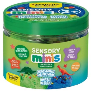 Brinquedo Criativo Cfk Mini Sensorial Dinossauros
