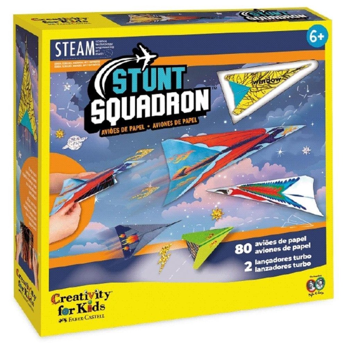 Brinquedo Criativo Cfk Stunt Squadron Paper Avioe