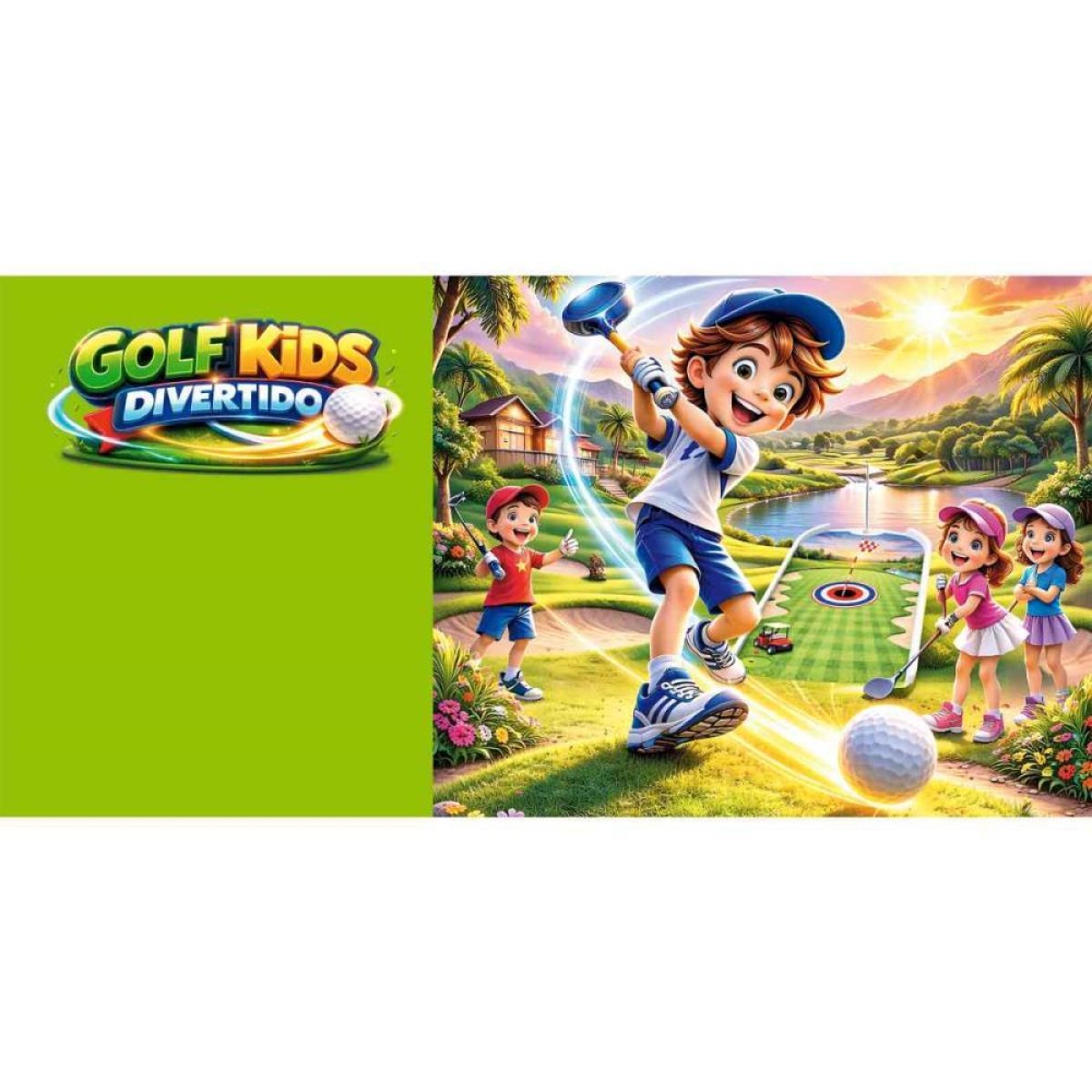 Brinquedo Diverso Golf Kids Divertido