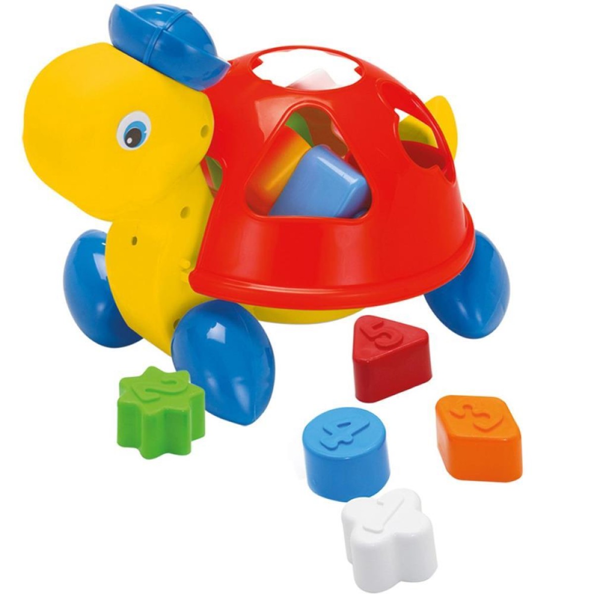 Brinquedo Educativo Tartaruga Marujo C/6 Pcs (sola
