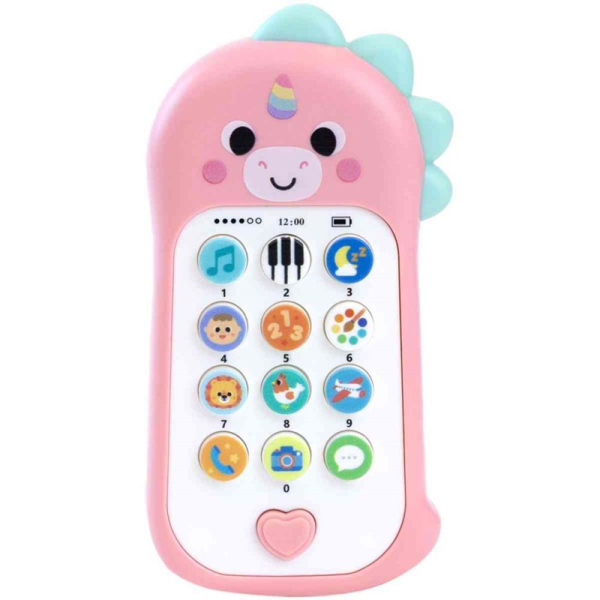 Brinquedo Para Bebe Phone Bilingue Zoo Unicornio