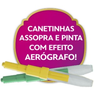 Brinquedo Para Colorir Princesa Assopra E Pinta