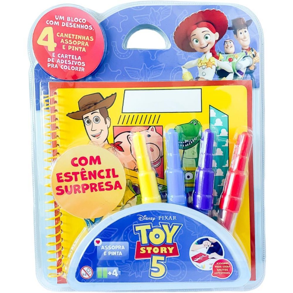 Brinquedo Para Colorir Toy Story Assopra E Pinta