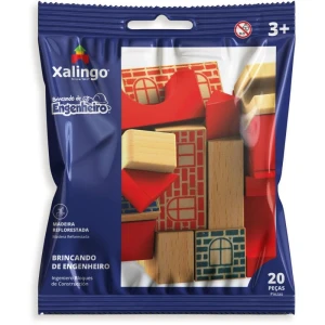 Brinquedo Para Montar Brincando De Engenheiro 20pçs