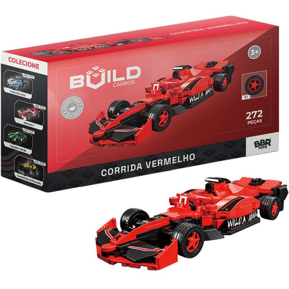 Brinquedo Para Montar Carro De Corrida 272pcs