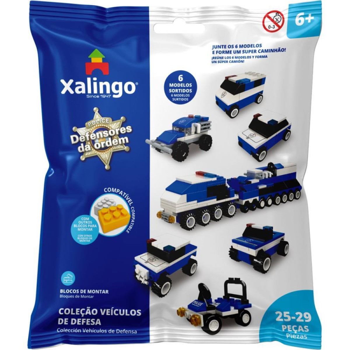 Brinquedo Para Montar Defensores Da Ordem 25/29pcs