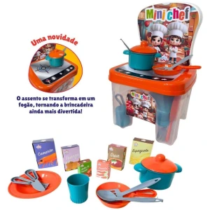 Brinquedo Para Montar Kidverte Mini Chef 16pcs