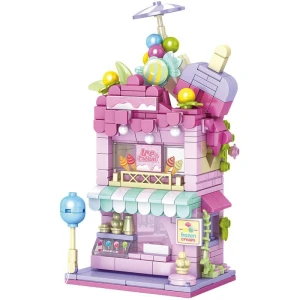 Brinquedo Para Montar Minicidade Sorveteria 262pcs