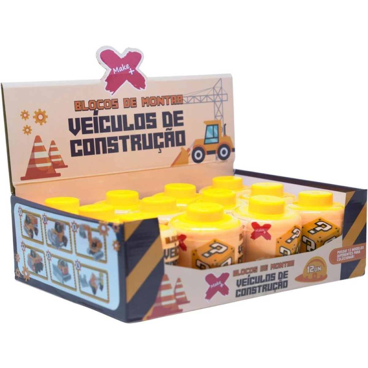 Brinquedo Para Montar Veiculos De Construcao Surp(s)