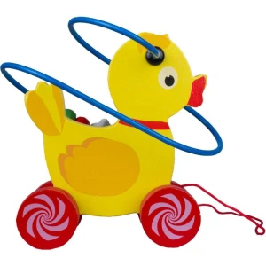 Brinquedo Pedagogico Madeira Aramado Montanha Russa Patinho