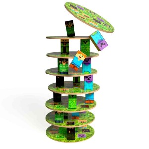 Brinquedo Pedagogico Madeira Torre Do Equilib.supercraft 40