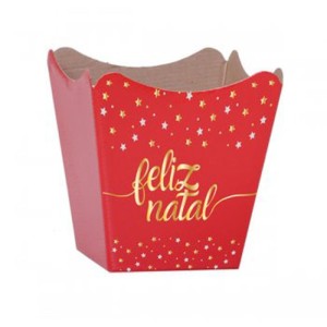 Cachepot Paper Decorado Pote 15 Constelacao 16x17x11cm