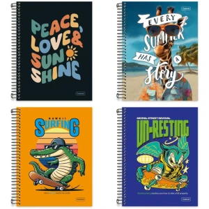 Caderno 01x1 Capa Dura Glee Misto 80fls