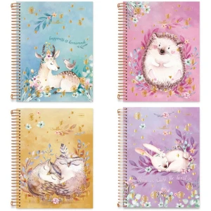 Caderno 01x1 Capa Dura Woodland 80fls.