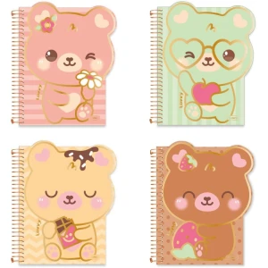 Caderno 01x1 Cp.dura Colegial Lovvy 3d Capa Cartao 80fls (s)