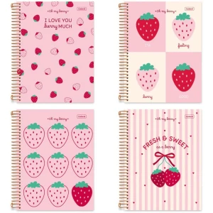 Caderno 10x1 Capa Dura Oh My Berry 160fls.