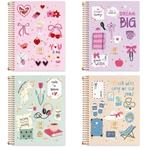 Caderno 10x1 Capa Dura Soft Days 160fls