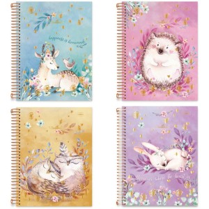 Caderno 10x1 Capa Dura Woodland 160fls.