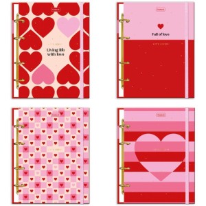 Caderno Argolado Its Love C/elas+4capas (s)