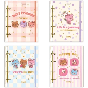 Caderno Argolado Lovvy C/elas.4 Capas 80fls (s)
