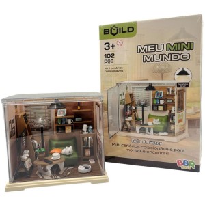 Cenario Tematico (playset) Meu Mini Mundo Sala De Estar