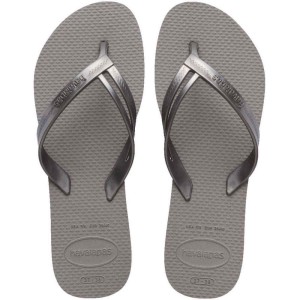 Chinelo Havaianas Feminino Elegance 39/0 Cinza Recife