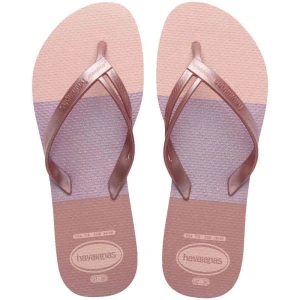 Chinelo Havaianas Feminino Elegance Print 35/6 Rosa Balle