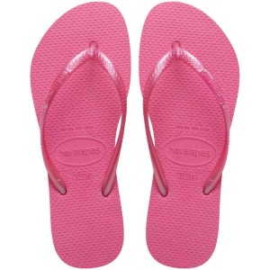 Chinelo Havaianas Feminino Slim 35/6 Rosa Flux