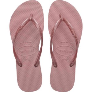 Chinelo Havaianas Feminino Slim 37/8 Argila Roxa