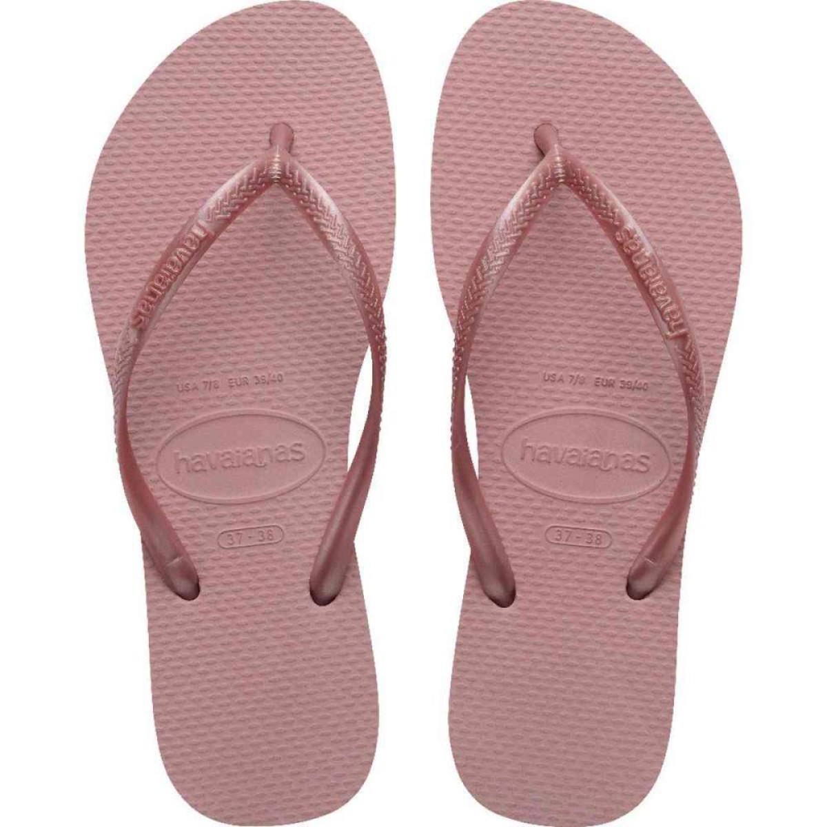 Chinelo Havaianas Feminino Slim 39/0 Argila Roxa