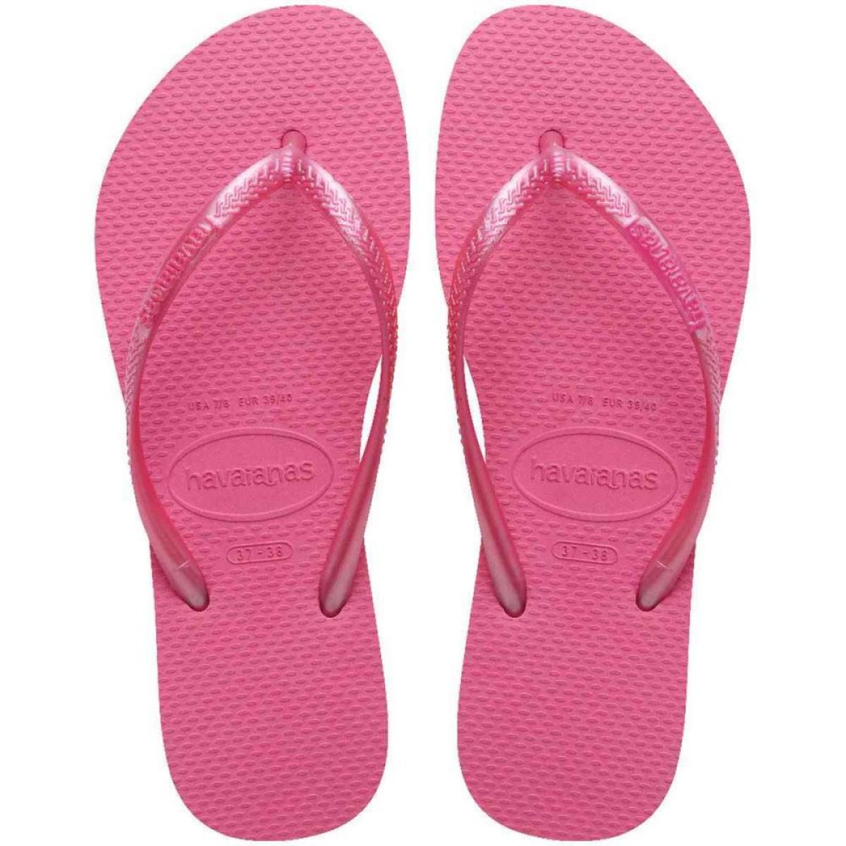 Chinelo Havaianas Feminino Slim 39/0 Rosa Flux