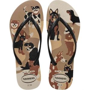 Chinelo Havaianas Feminino Slim Pets 33/4 Dourado/preto