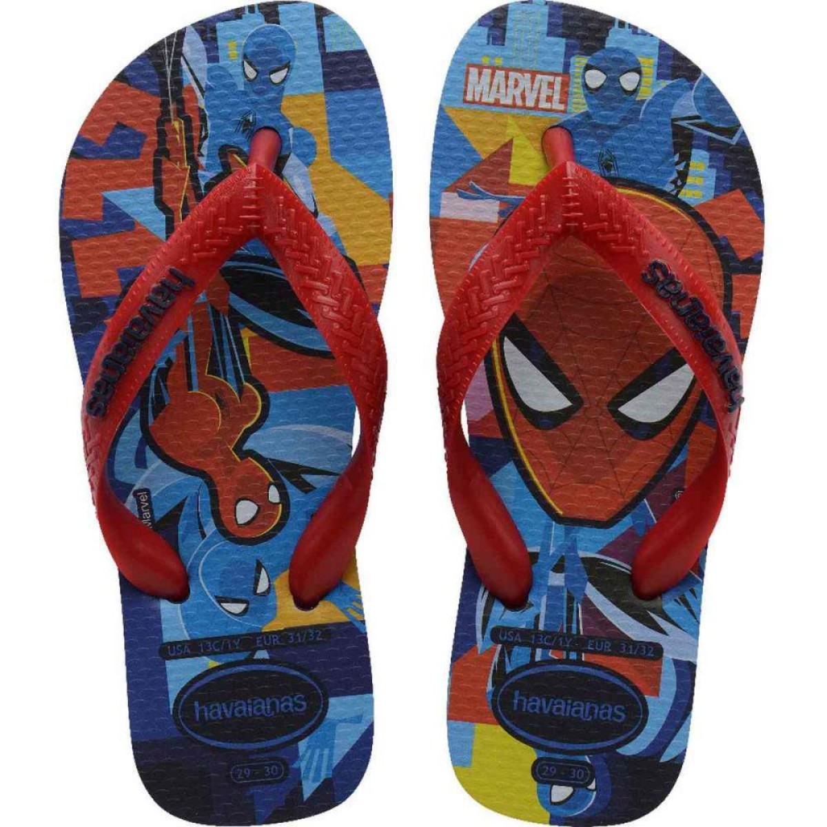 Chinelo Havaianas Infantil Kids Top Marvel 33/4 Marinho