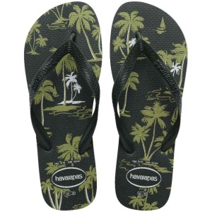 Chinelo Havaianas Masculino Aloha 41/2 Verde Olive