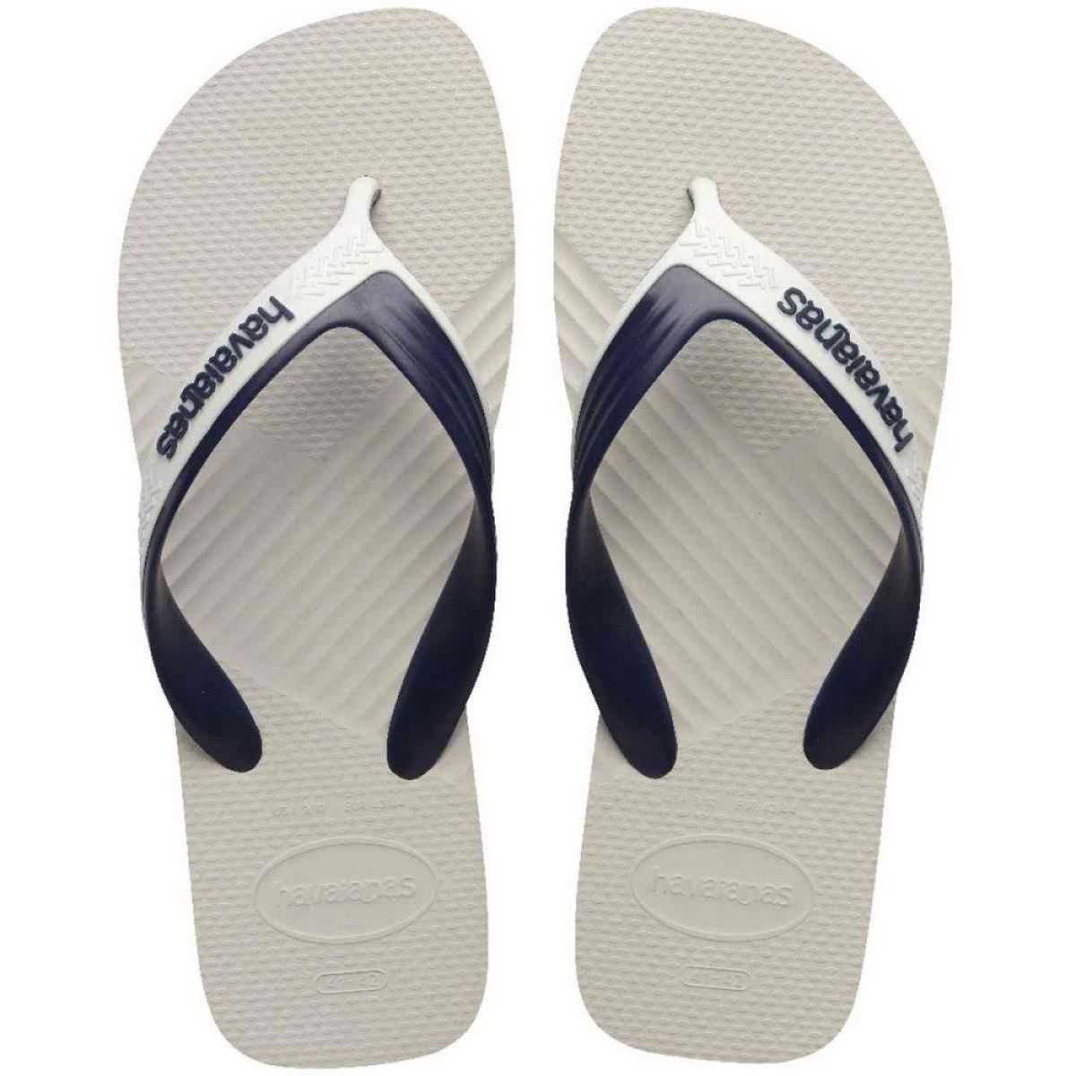 Chinelo Havaianas Masculino Dual 41/2 Branco/marinho