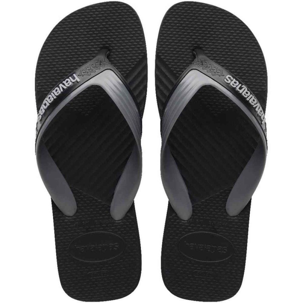 Chinelo Havaianas Masculino Dual 43/4 Preto/cinza