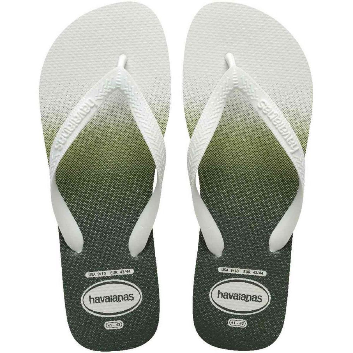 Chinelo Havaianas Masculino Top Basic 43/4 Branco/verde