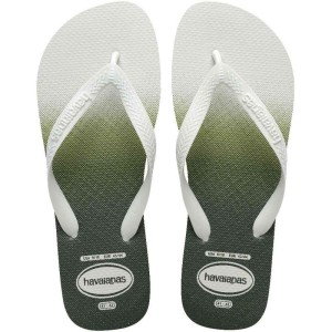 Chinelo Havaianas Masculino Top Basic 43/4 Branco/verde