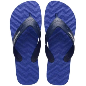 Chinelo Havaianas Masculino Track Waves 43/4 Azul Naval