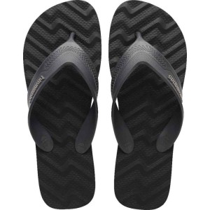 Chinelo Havaianas Masculino Track Waves 43/4 Preto/cinza
