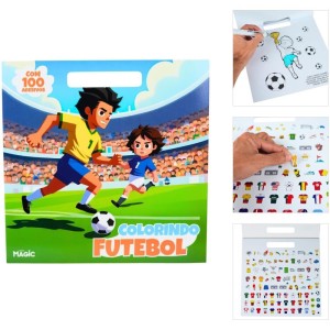 Copa Do Mundo Livro Colorindo O Futebol C/ad