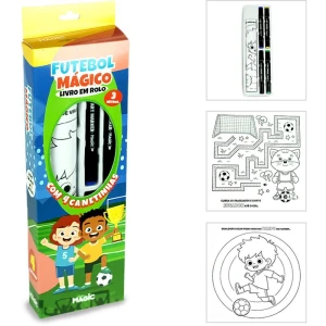 Copa Do Mundo Livro Futebol Magico C/canetin