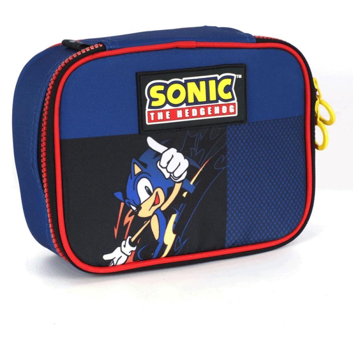 Estojo Box Sonic Azul Tecido